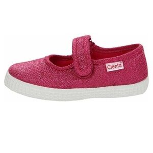 NWT Cienta Sparkle Mary Jane’s - Fuscia - Little Girls Size 6